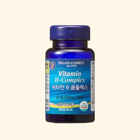 (에너지충전!) 비타민 B 콤플렉스 (90정/3개월분)